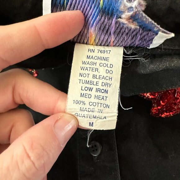 Cricket by the Creek Womens Western Rodeo Queening Long Sleeve Button Up Shirt - Picture 6 of 15